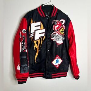 Fast And The Furious  Letterman Wool Mens Jacket Size Large New